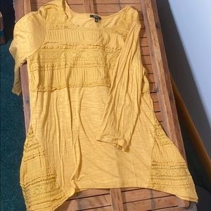 Golden yellow tunic by Cupio sz L